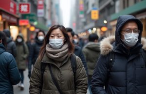 Hong Kong Enters Flu Season, Health Officials Warn Of Rising Infections hong_kong_people_wearing_cold_weather_clothes_and_medical_masks_2