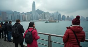 Cold Snap Descends On Hong Kong As Winter Monsoon Approaches hong_kong_people_wearing_cold_weather_clothing_victoria_harbor_scene_wipqoo6mnkgy3e70zxsz_3