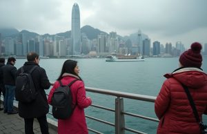 Cold Snap Descends On Hong Kong As Winter Monsoon Approaches hong_kong_people_wearing_cold_weather_clothing_victoria_harbor_scene_wipqoo6mnkgy3e70zxsz_3