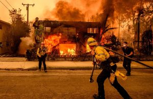 Los Angeles Wildfires Devastate Coastal Communities, Claim Five Lives rampaging wildfires around Los Angeles