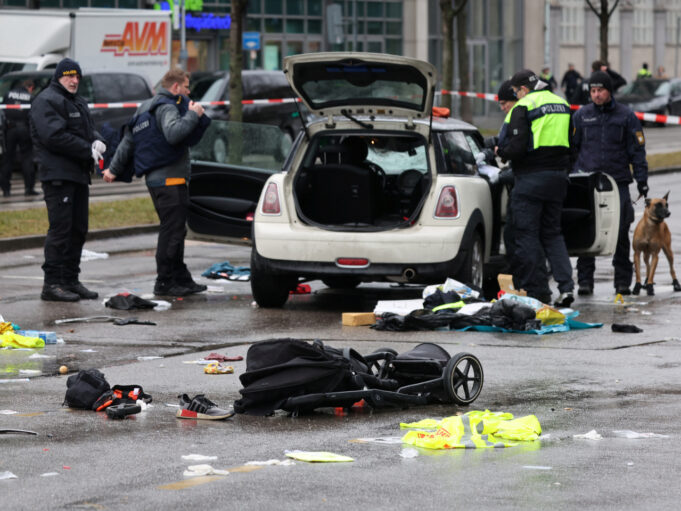 Driver Plows Into Labor Union Demonstration in Munich, Injuring 28 Driver Plows Into Labor Union Demonstration in Munich, Injuring 28
