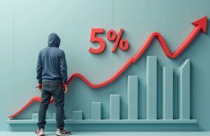 Crime Reports Show 5% Increase in 2024, Driven by Deception Cases a_3d_graph_showing_crime_in_hong_kong_rose_by_5_person_wearing_hoodie_in_handcuff