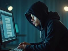 Philippine Authorities Intercepts Cybercrime Trafficking Scheme Targeting Young Workers at Airport a_shady_asian_guy_figure_wearing_a_hoodie_working_on_a_computer_3