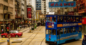 Lawmakers Support Tram Fare Hike Amidst Financial Struggles of Hong Kong Tramways double-deck-tram-in-sheung-wan-district-of-hong-kong