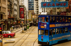 Lawmakers Support Tram Fare Hike Amidst Financial Struggles of Hong Kong Tramways double-deck-tram-in-sheung-wan-district-of-hong-kong