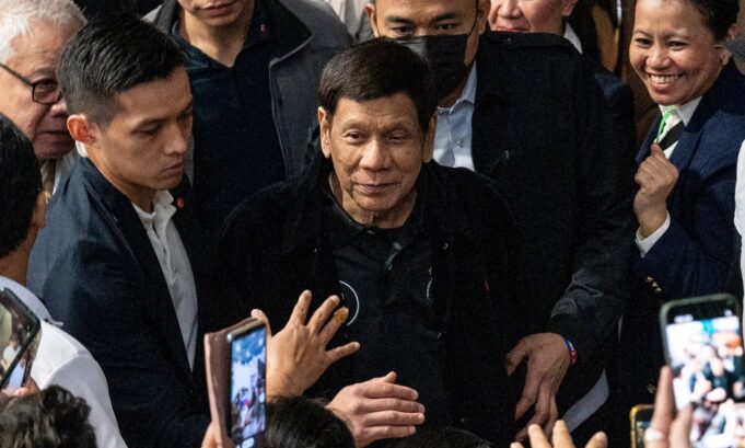 Marcos Hands Over Duterte to the Netherlands for ICC Trial Former Philippine President Rodrigo Duterte arrested on ICC warrant