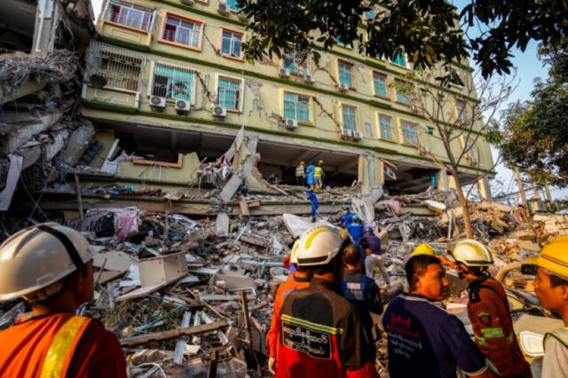 Myanmar's earthquake rescue operation