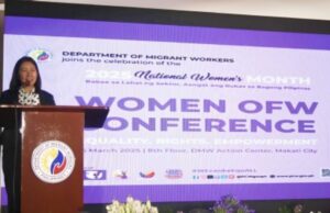 Filipino Migrant Workers Agency Calls for Gender Equality in Workforce Department of Migrant Workers Undersecretary