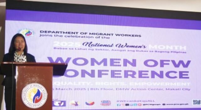 Filipino Migrant Workers Agency Calls for Gender Equality in Workforce Department of Migrant Workers Undersecretary
