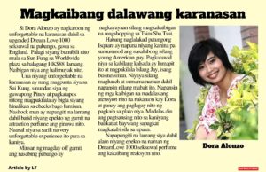 Magkaibang dalawang karanasan HK Pinoy Tv News 16-29th Apr 25 FB Post and Pin up
