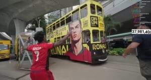 Youtube Star Sparks Massive Fan Frenzy, MTR Chaos IShowSpeed Ronaldo Tram