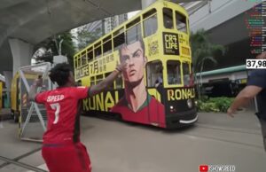 Youtube Star Sparks Massive Fan Frenzy, MTR Chaos IShowSpeed Ronaldo Tram