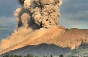 Kanlaon Volcano Erupts, Sends Massive Ash Plume Skyward in Philippine Islands Kanlaon volcano erupts
