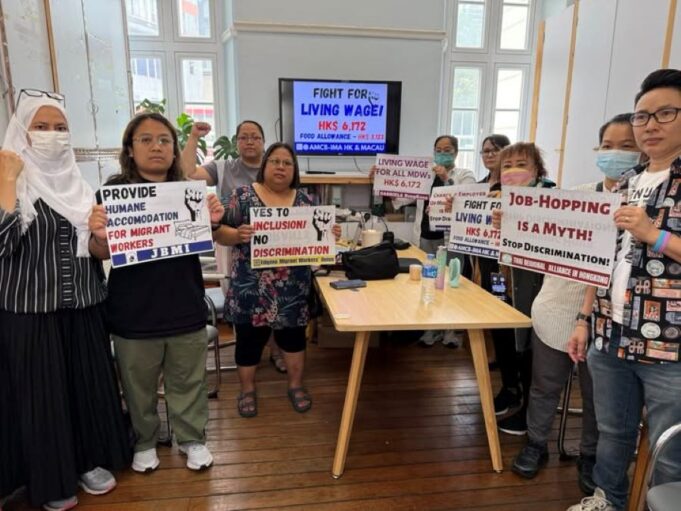 Migrant Domestic Workers Demand Fair Treatment on International Labour Day AMCB May 1 Labour Day
