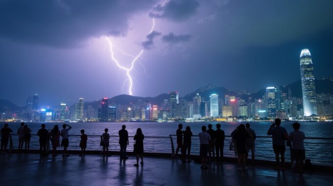 City Braces for Cloudy Skies, Showers, and Thunderstorms Hong Kong Braces for Cloudy Skies, Showers, and Thunderstorms