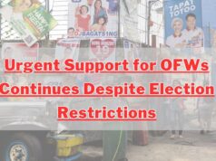 Urgent Support for OFWs Continues Despite Election Restrictions Election 2025 Restrictions