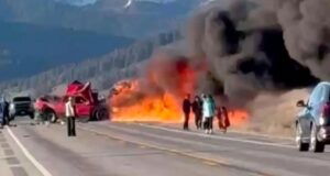 Seven Dead in Fiery Crash Near Yellowstone, Including Five Chinese Nationals Five Chinese among seven killed in Yellowstone crash