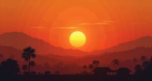 PAGASA Warns Of Dangerous Heat Index In 31 Areas Nationwide heatwave_in_rural_areas_in_the_philippines_silhouette_style_ga4zxzfow8i4jaxza53c_3