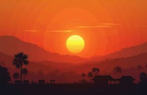 PAGASA Warns Of Dangerous Heat Index In 31 Areas Nationwide heatwave_in_rural_areas_in_the_philippines_silhouette_style_ga4zxzfow8i4jaxza53c_3