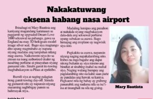 Nakakatuwang eksena habang nasa airport HK Pinoy Tv News 18th June - 8th July 25 FB Post and Pin up