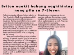 Briton naakit habang naghihintay ng pila sa 7-11 HK Pinoy Tv News 21st May up to 3rd June 25 FB Post and Pin up