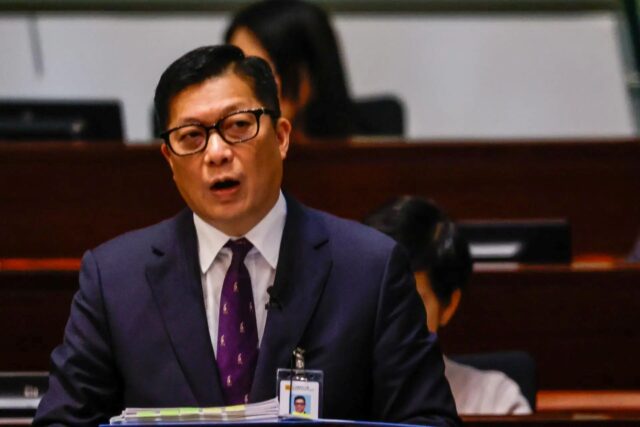 Secretary for Security Chris Tang Ping-keung