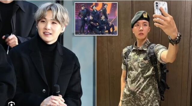 Suga, BTS military training