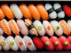 HKSAR Keeps Japanese Seafood Import Ban Despite China’s Partial Reopening a-large-variety-of-sushi-is-placed-on-the-table-i-