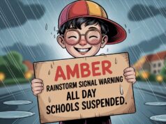 Tropical Storm Triggers Widespread School Closures in Hong Kong All day schools in Hong Kong suspended