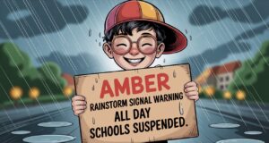 Tropical Storm Triggers Widespread School Closures in Hong Kong All day schools in Hong Kong suspended