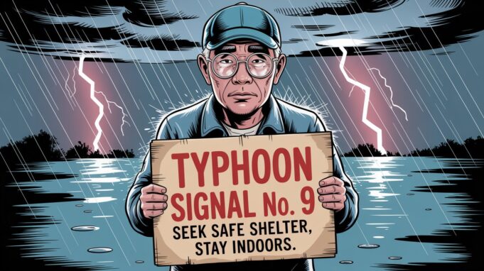 Hong Kong Braces as Storm Signal No. 9 Will Be Raised at 7:20 AM. Typhoon signal 9