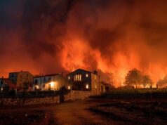 Wildfires Ravage Spanish Villages as Heatwave Grips Europe A Spanish village on fire