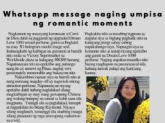 WhatsApp message naging umpisa ng romantic moments HK Pinoy Tv News 6th Aug - 2nd Sep 25 FB Post and Pin up