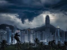 Torrential Rains Battered Hong Kong, Disrupting Transport and Closing Schools Torrential Rains Flood Hong Kong v2