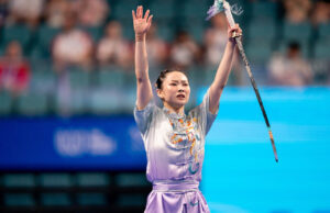 Hong Kong Wushu Star Lydia Sham Strikes Gold in Dazzling World Games Performance Wushu athlete Lydia Sham claims third gold for HK