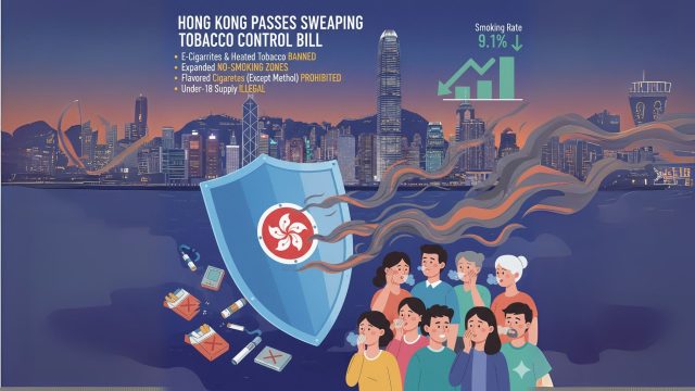 Hong Kong Passes Sweeping Tobacco Control Bill
