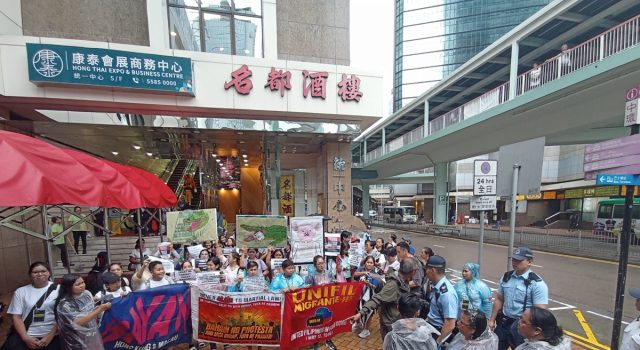 Filipinos in Hong Kong Protest Massive Corruption, Mark Martial Law Anniversary Sept 21 2025protest 08
