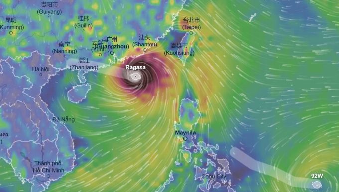 Super Typhoon Ragasa Nears Hong Kong, Higher Alerts Loom Overnight Super Typhoon Ragasa