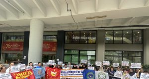 Hong Kong Migrant Workers Demand for HK$6,172 Living Wage, Protest Wage Freeze Hong Kong Migrant Workers Demand for HK$6,172 Living Wage