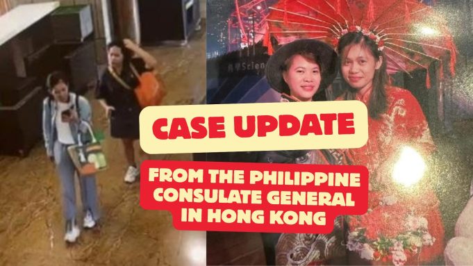 Update on the 2 Missing OFW from the Philippine Consulate General in Hong Kong 2 Missing OFWs UPDATE v2