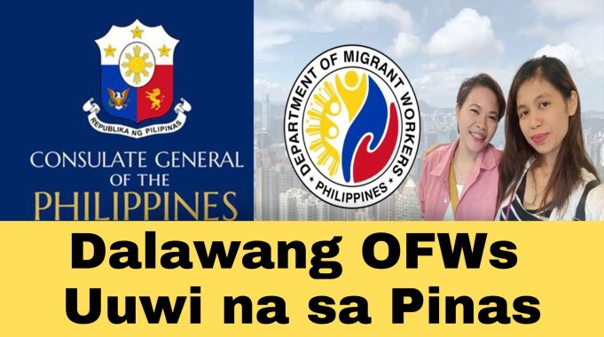 Konsulado Tumulong sa Dalawang OFWs sa Pagpapa-uwi sa Pinas 2 OFWs previously missing