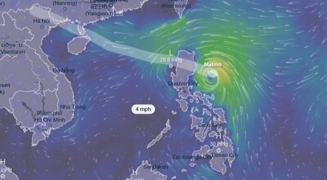 Signal No. 3 is hoisted as Paolo intensifies into severe tropical storm