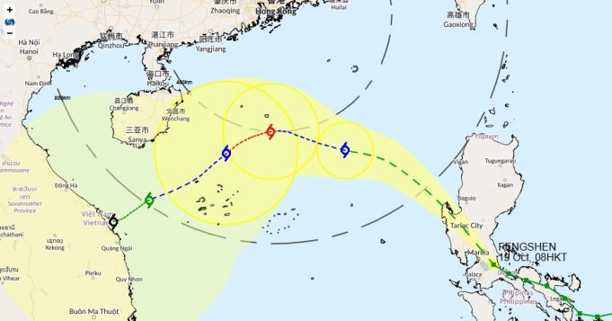Nearly 8,000 Families Evacuated in Bicol Region as Tropical Storm Ramil Hits Tropical cyclone Fenshen Bicol Oct 19