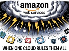 Amazon Cloud Outage Disrupts Global Services, from Snapchat to Banks an-editorial-cartoon-illustration-depict_Amazon outage 02