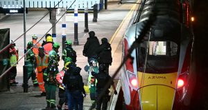 10 Hospitalized, 9 Critically, in Mass Stabbing on London-Bound Train 10 Hospitalized, 9 Critically, in Mass Stabbing on London-Bound Train