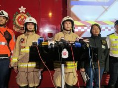 44 Dead And 3 Building Still In Blaze As Massive Fire Rages Through Tai Po Public Housing Complex Fire Department press conference photo