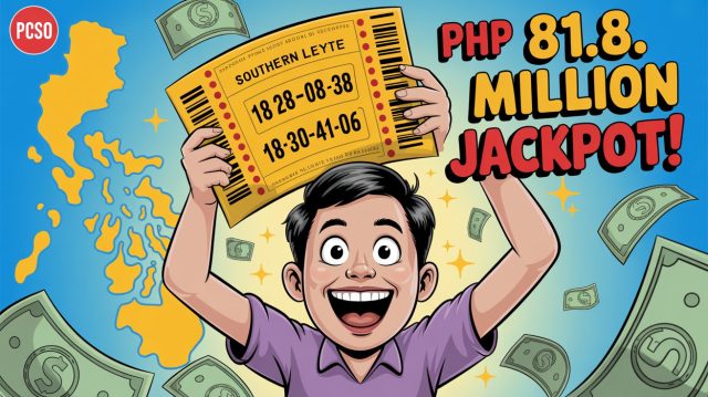 Southern Leyte bettor hits P81.8-M Lotto 642 jackpot Southern Leyte bettor hits P81.8-M Lotto 642 jackpot