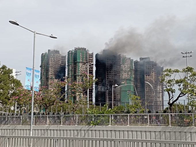 Hong Kong government pledges free housing for Tai Po fire victims until homes rebuilt Tai Po fire incident