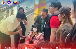 OFW Rhodora Alcaraz who saved baby in HK fire came home to a hero’s welcome pbbm-with-ofw-alcaraz