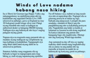 Winds of Love nadama habang nasa hiking HK Pinoy Tv News 21st Jan 26 - 17th Feb 26 FB Post and Pin up(1)